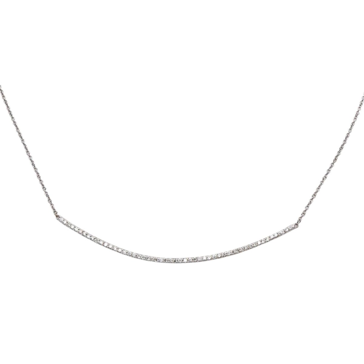 Necklace White gold diamond