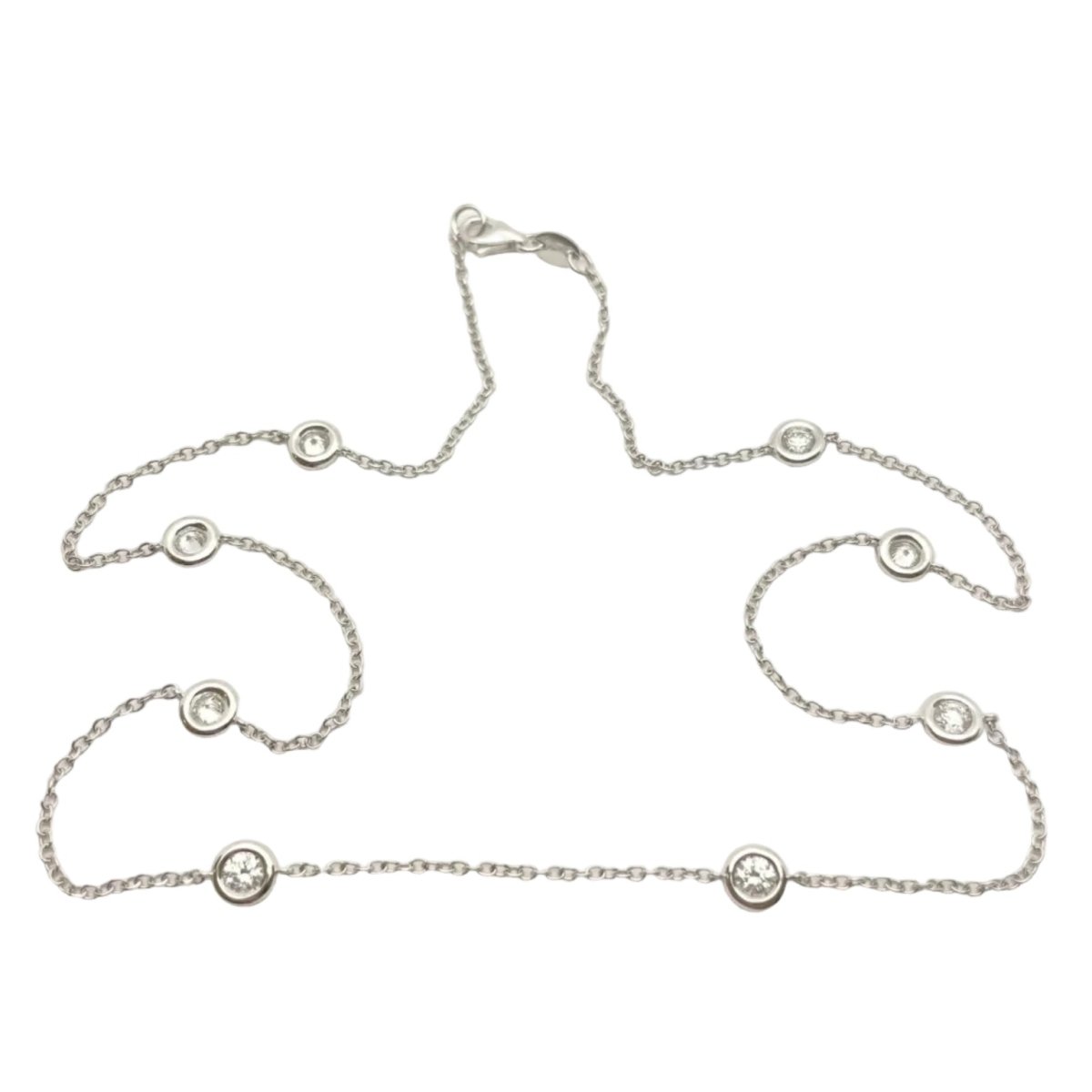 Collier en or blanc et diamants - Castafiore