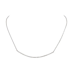 Necklace White gold diamond