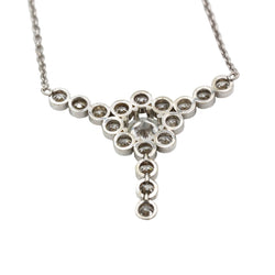 Collier en or blanc et diamants - Castafiore