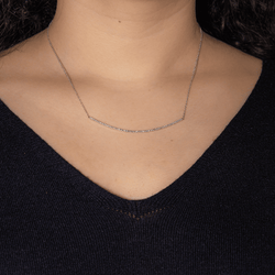 Necklace White gold diamond