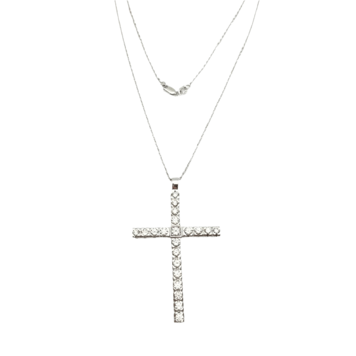 Collier en or blanc et diamants - Castafiore