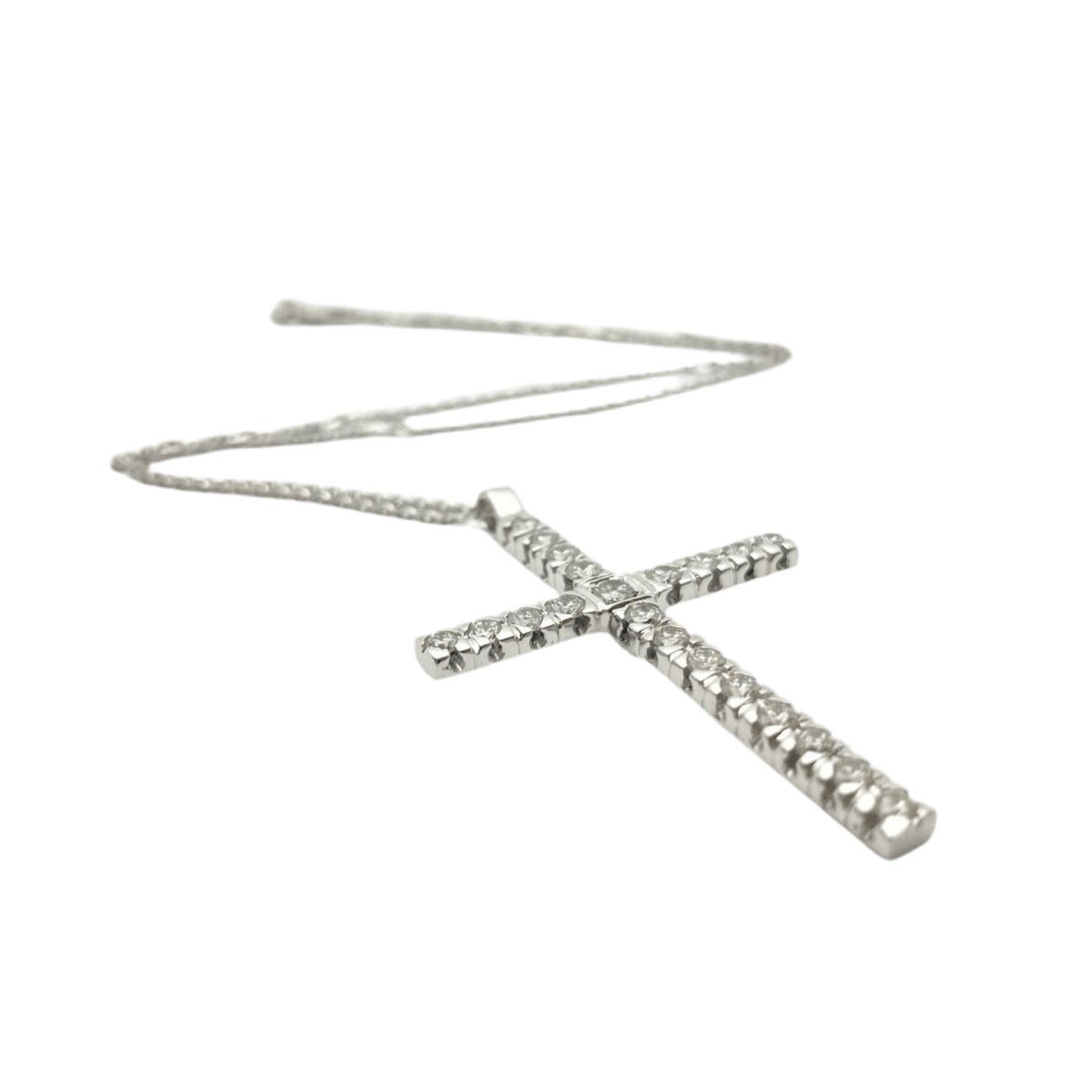 Collier en or blanc et diamants - Castafiore