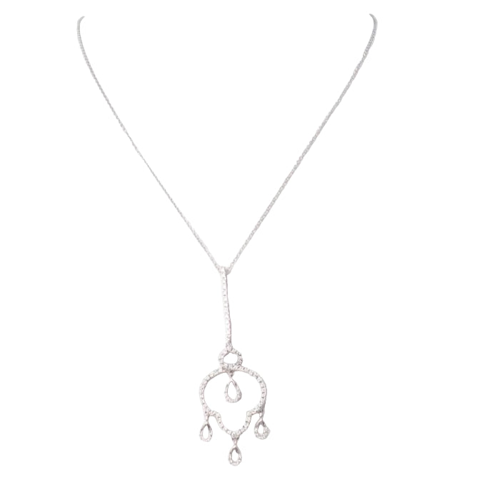 Collier en or blanc et diamants - Castafiore