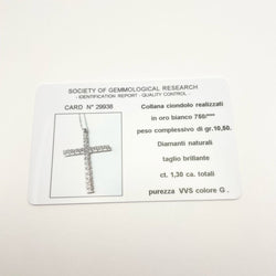 Collier en or blanc et diamants - Castafiore