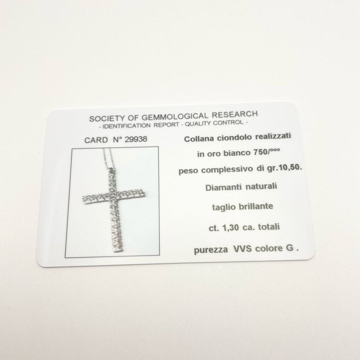 Collier en or blanc et diamants - Castafiore