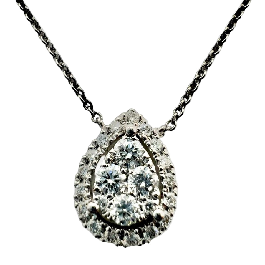 Collier en or blanc et diamants - Castafiore