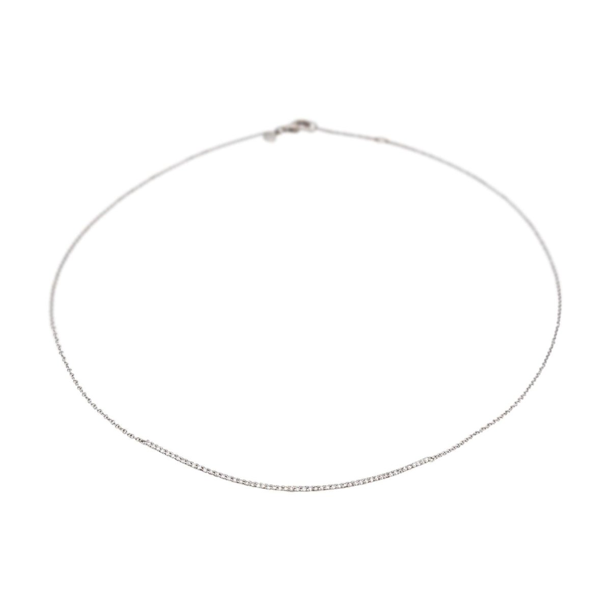 Necklace White gold diamond