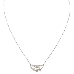 Collier en or blanc et diamants - Castafiore