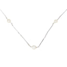 Collier en or blanc et perles - Castafiore