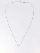 Collier en or blanc et perles - Castafiore