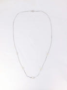 Collier en or blanc et perles - Castafiore