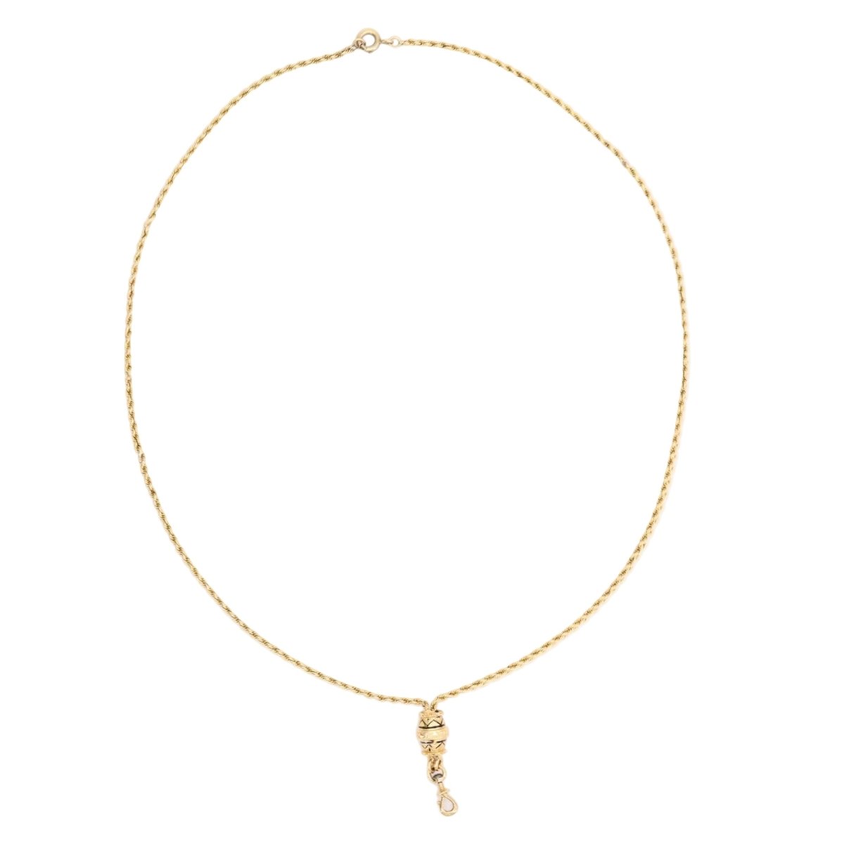 Collier en or jaune, émail et diamants - Castafiore