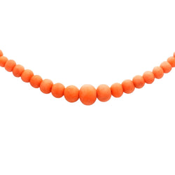 Collier en or jaune et corail - Castafiore