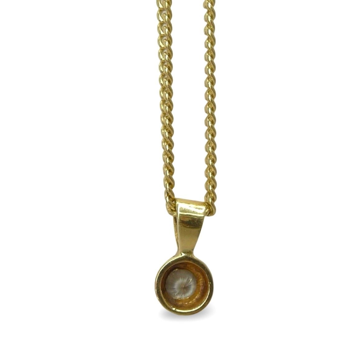 Collier en or jaune et diamant - Castafiore