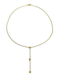 Collier en or jaune et diamants - Castafiore