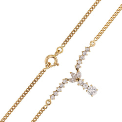 Collier en or jaune et diamants - Castafiore