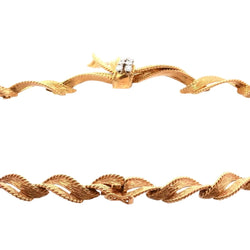 Collier en or jaune et diamants - Castafiore