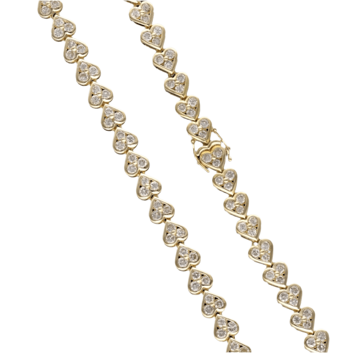 Collier en or jaune et diamants - Castafiore