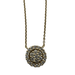 Collier en or jaune et diamants - Castafiore
