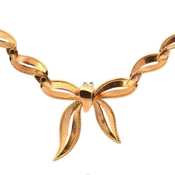 Collier en or jaune et diamants - Castafiore