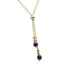 Collier en or jaune et lapis - lazuli - Castafiore