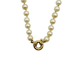 Collier en or jaune et perles de culture - Castafiore