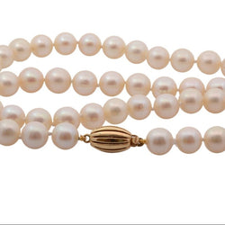 Collier en or jaune et perles de culture - Castafiore