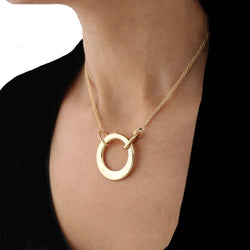 Collier en or jaune et saphir - Castafiore