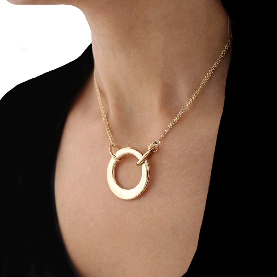 Collier en or jaune et saphir - Castafiore