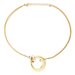 Collier en or jaune et saphir - Castafiore