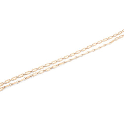 Collier en or jaune maille força limé - Castafiore