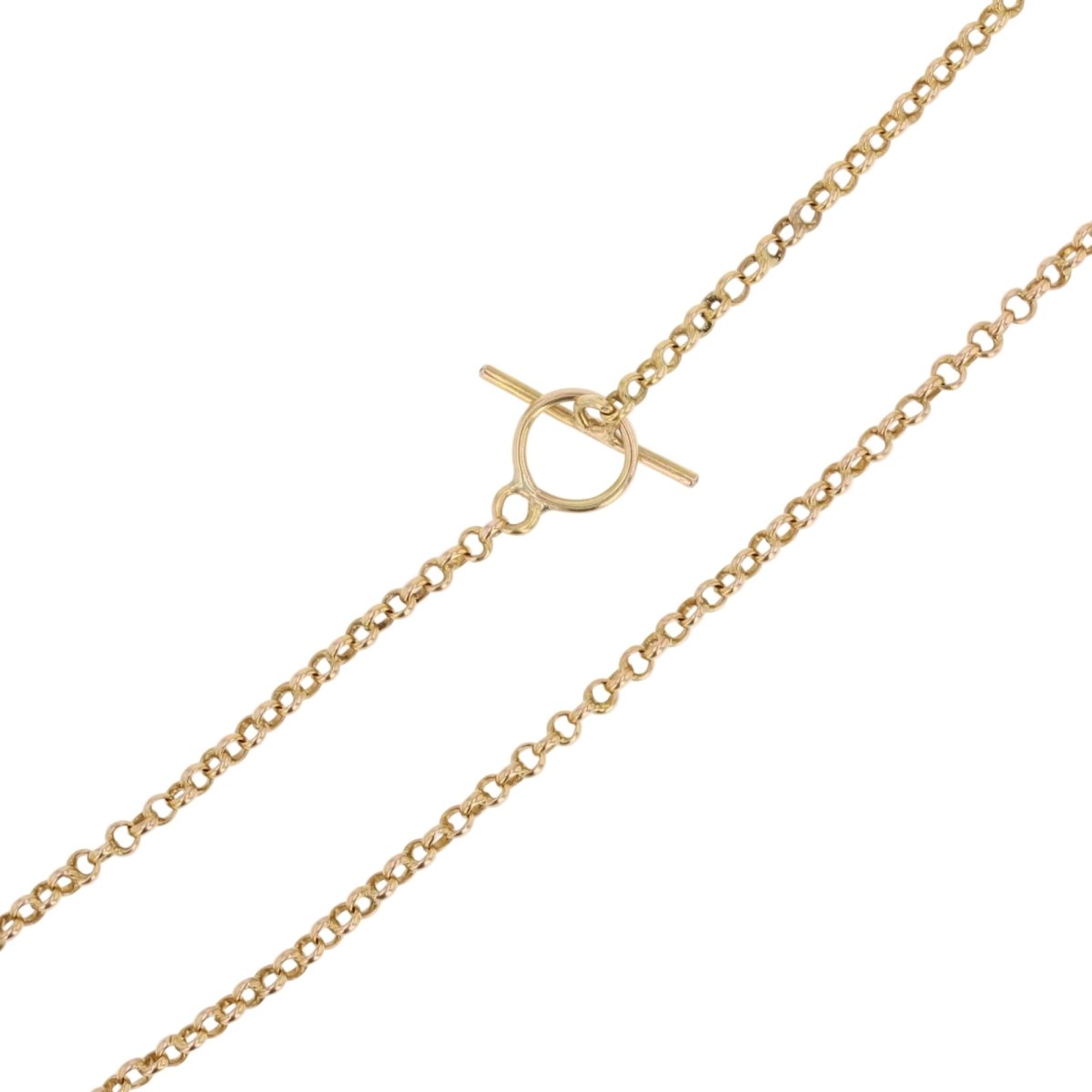 Collier en or jaune, perle et diamants - Castafiore