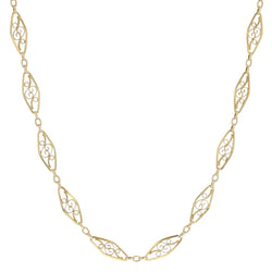 Collier en or maille filigranée - Castafiore