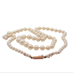 Collier en or rose et perles de culture - Castafiore