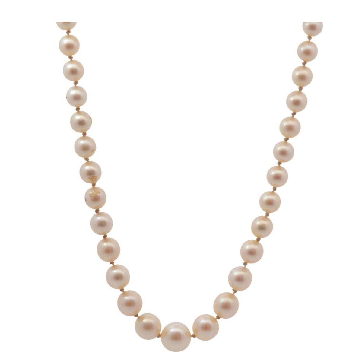 Collier en or rose et perles de culture - Castafiore