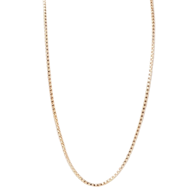 Collier en or rose, maille venitienne ronde - Castafiore