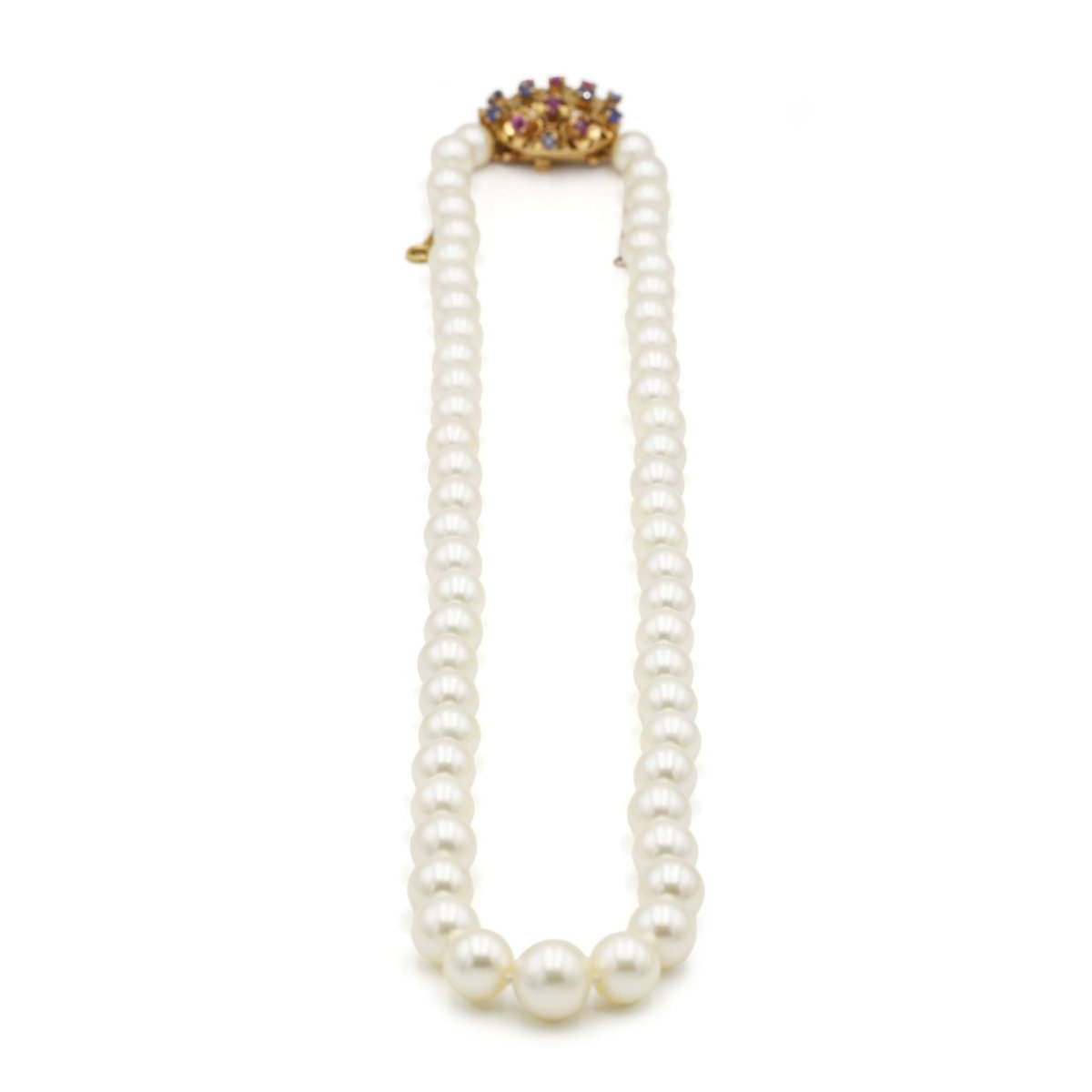 Collier en or, saphirs et perles - Castafiore