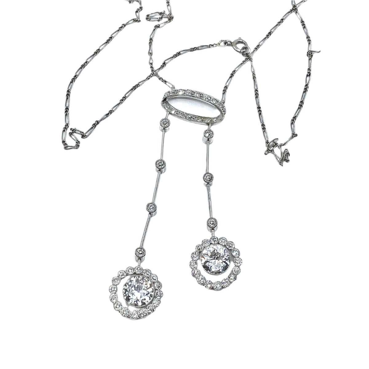 Collier en platine et diamants - Castafiore