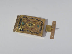 Collier Fermoir régional en or rose et émail - Castafiore