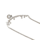 Collier Feuille Or blanc Diamant - Castafiore