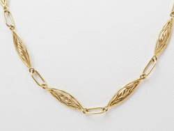 Collier filigrane ancien en or jaune - Castafiore