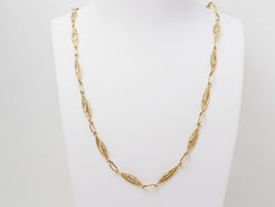 Collier filigrane ancien en or jaune - Castafiore