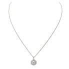 Collier Fleur Diamant en Or Blanc - Castafiore