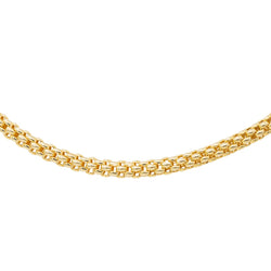 Collier FOPE Maille pop corn en or jaune - Castafiore