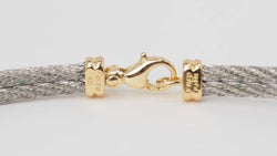 Collier FRED force 10 vintage en or jaune et acier - Castafiore