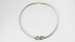 Collier FRED force 10 vintage en or jaune et acier - Castafiore