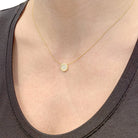 Collier Fred "Miss Fred Moon" or jaune, diamants. - Castafiore