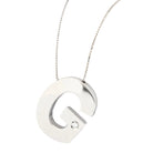 Collier "G" en or blanc et diamant - Castafiore