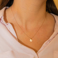 Collier GINETTE NY "Donut" en or rose - Castafiore